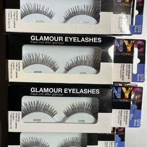 14 Pr of NYC New York Color Black Glamour Eyelashes